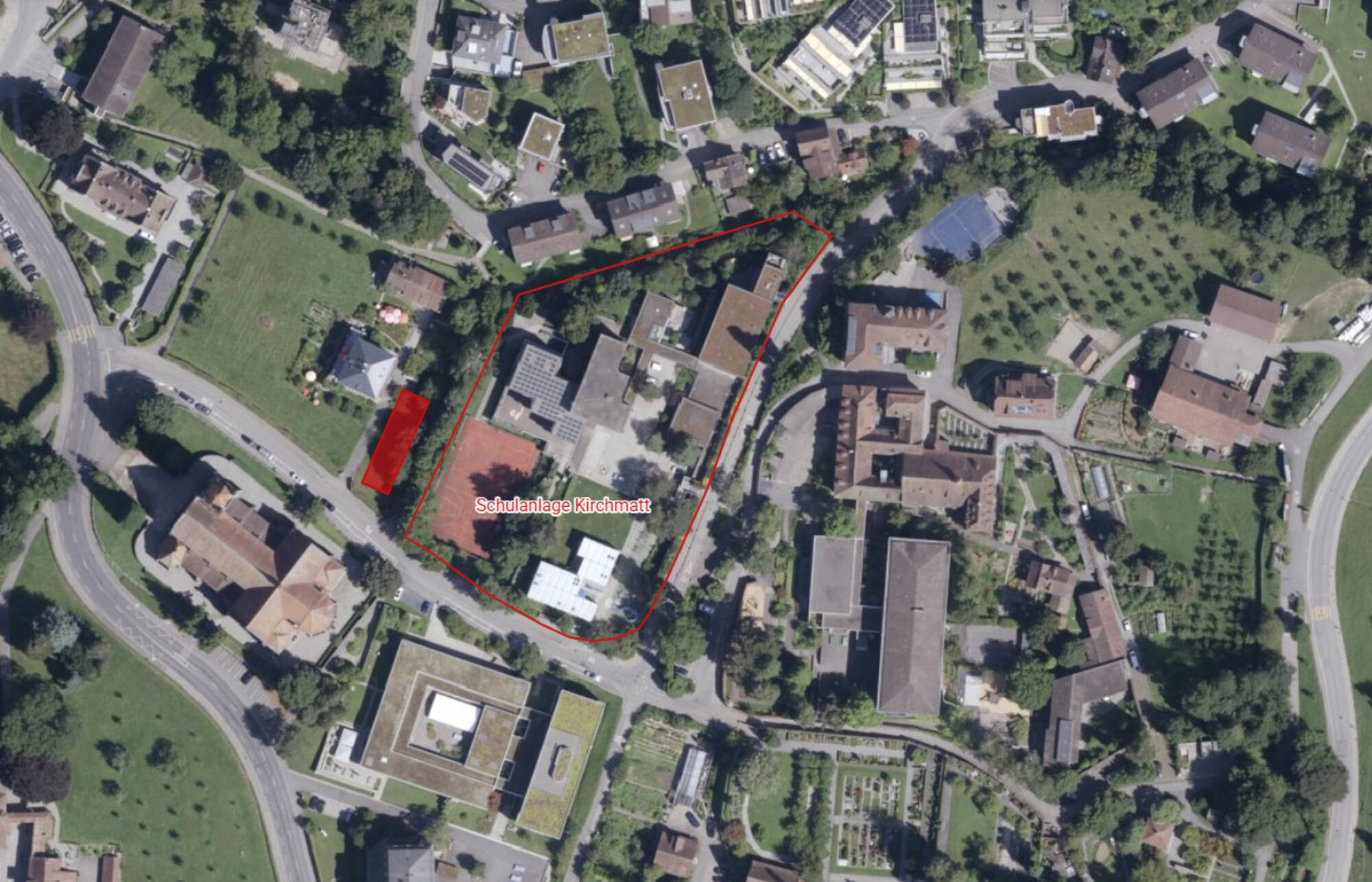 Provisorischer Betreuungspavillon f&uuml;r Schule Kirchmatt