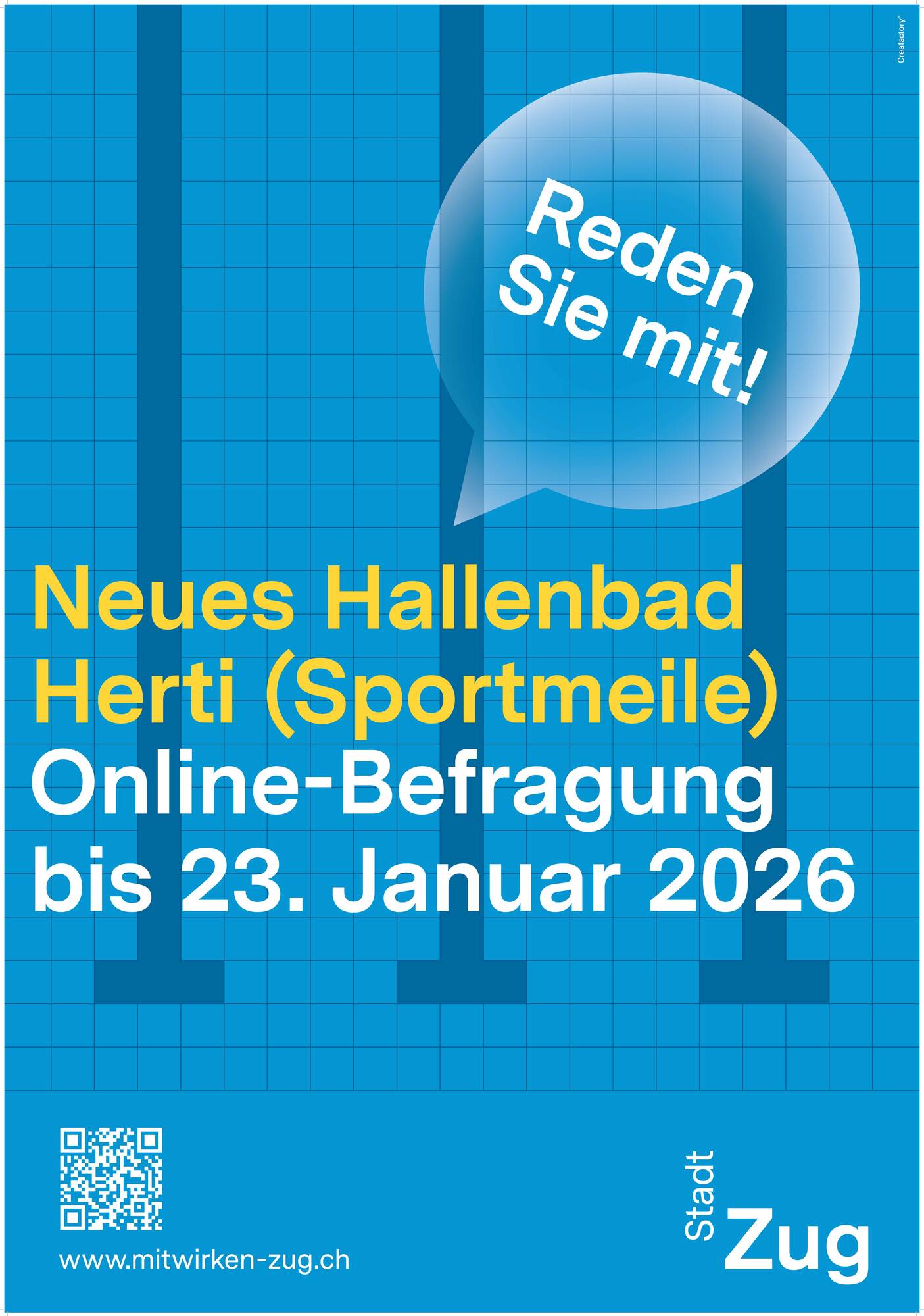 Medienmitteilung Mitwirkung neues Hallenbad: Reden Sie mit!