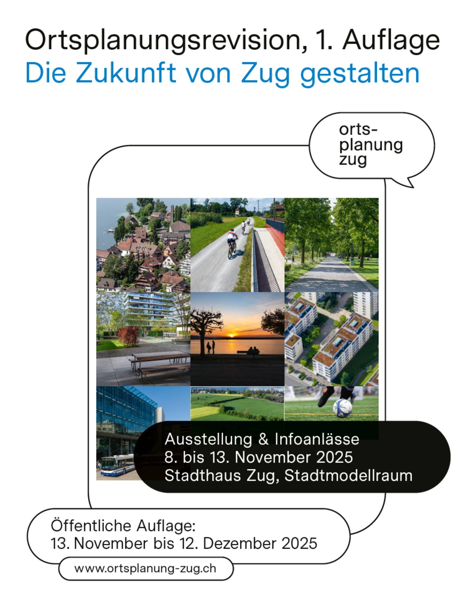 Stadt Zug legt revidierte Ortsplanung öffentlich auf