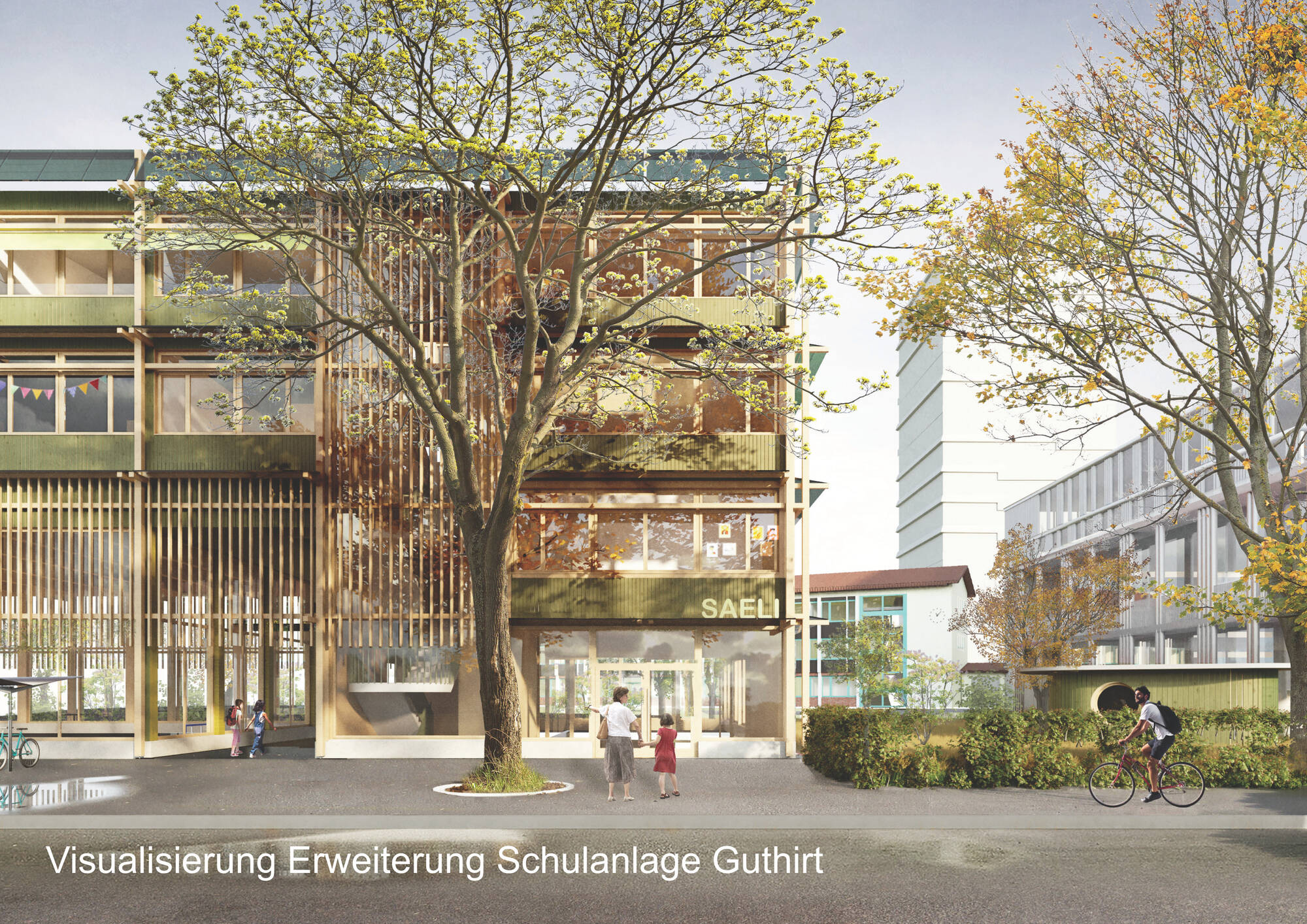 Quartier Guthirt bef&uuml;rwortet Erweiterung der Schulanlage